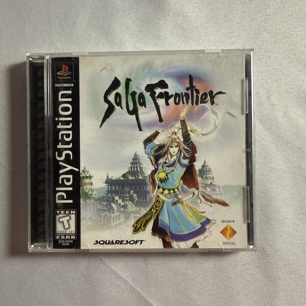 Play Station : 1998 - "Saga Frontier" (Disc & Manual) "Used"